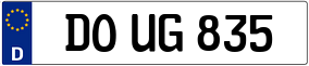 Truck License Plate